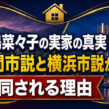 松嶋菜々子の実家の真実｜座間市説と横浜市説が混同される理由